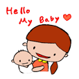 Feeling of a pregnant woman and the baby