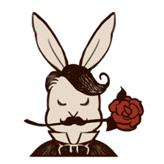 Willful daily life of gentlemanly rabbit