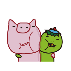 Piggy & friend