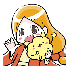 Lineスタンプ みりんちゃんとこぼれ梅スタンプできました ノグチノブコのホームページ
