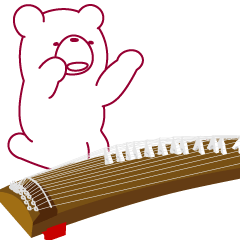 The bear. A Koto is played.