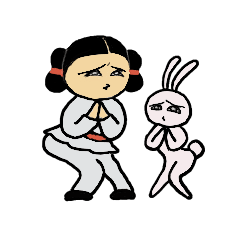 Mikoto and Rabbit