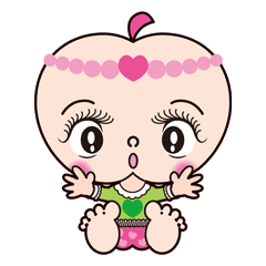 かわいいりんごの赤ちゃんのキャラクター Line スタンプ Line Store