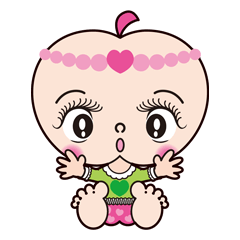 This is the character of cute apple baby