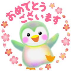 ペンギンpempem 春色スタンプ