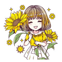 Flower Cute Girls