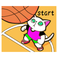 Perai cat and basketball