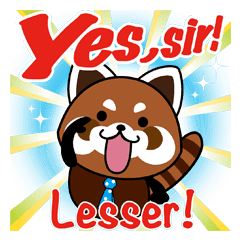 Yes Sir Lesser Line Stickers Line Store