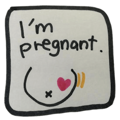 maternity situation sticker