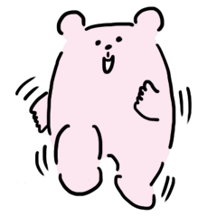 PINKUMA(pink bear)