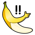 バナナのリアクション