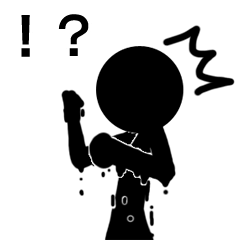 棒人間 黒 Line スタンプ Line Store