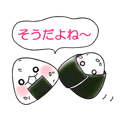 Rice ball Rice ball Sticker