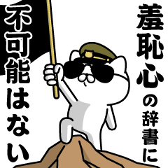 "SHUUCHISHIN"name/Military cat