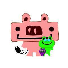 Frog and Piggy Robot