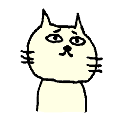 困り顔の猫 Line スタンプ Line Store