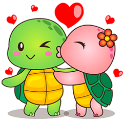 Pura, kura-kura yang sedang jatuh cinta
