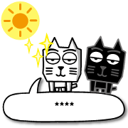 Kaku Neko 5.1 Sticker ( Japanese )