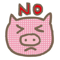 Polka-dot pig