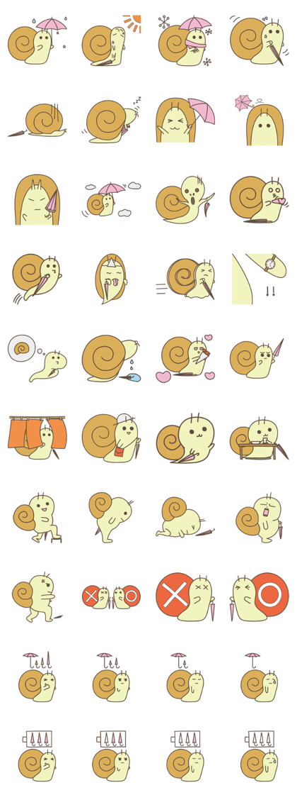 Snail talk Sticker Snail talk Sticker