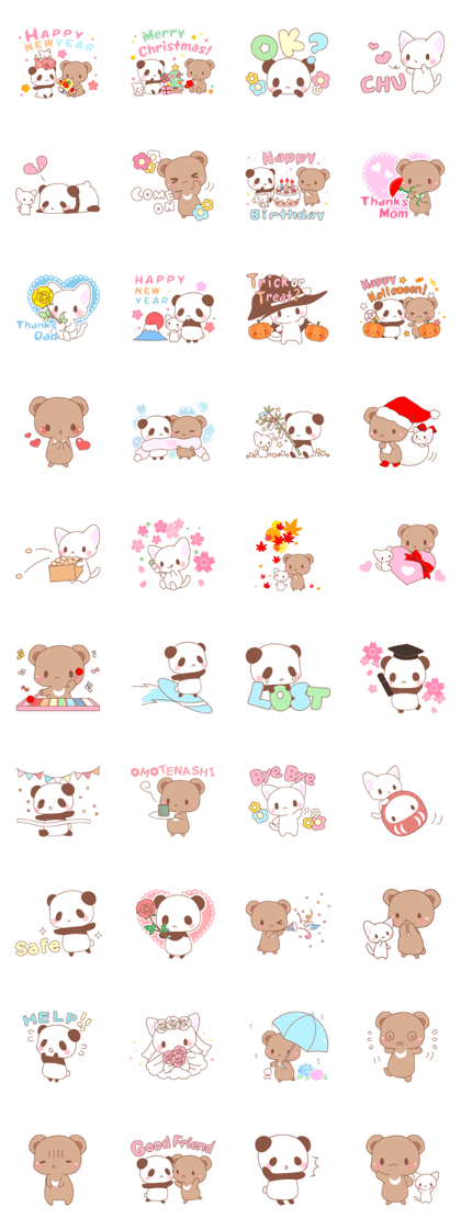 Bear-cat-Panda Season of events version Bear-cat-Panda Season of events version