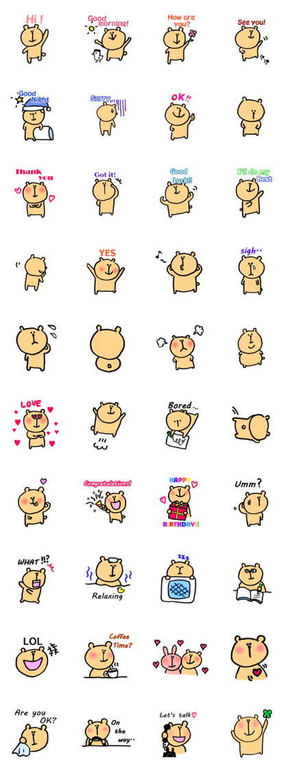 HAPPY BEAR! English version HAPPY BEAR! English version