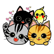 Sticker of apretty pet