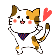 Cute cat of various patterns.