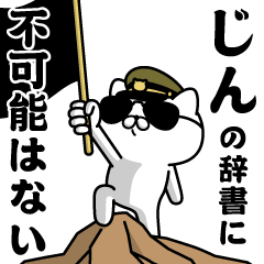 "JIN"name/Military cat