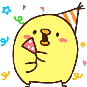 Birthday of a chick and celebration