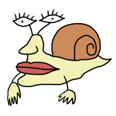 loose character of snail
