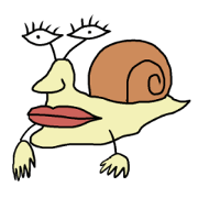 loose character of snail loose character of snail