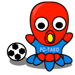 TAKOBITCHI football sticker