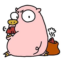 Pig of character