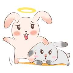 Mameow and Chaeuy The Rabbit