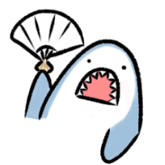 Cute shark stickers