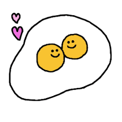 Loving fried egg.