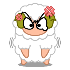 Rich expression sheep-kun