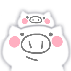 Fluffy pig