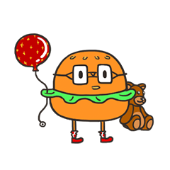 Mr. burger - Practical stickers