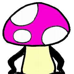 Expressionless mushroom