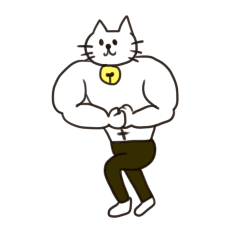 Schul, muscular cat