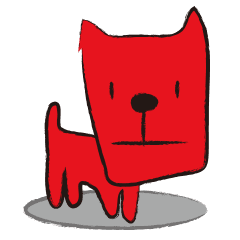Funny And The Red Dog Line Stickers Line Store Funny And The Red Dog Line Stickers Line Store