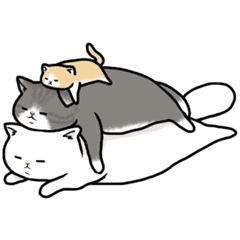 デブ猫3兄弟 Line スタンプ Line Store デブ猫3兄弟 Line スタンプ Line Store