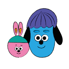 Blue and Pink Brothers