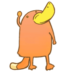 35 カモノハシ いらすとや