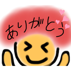 頭で喋るスタンプ