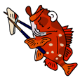 Bakuchou offshore fishing Sticker
