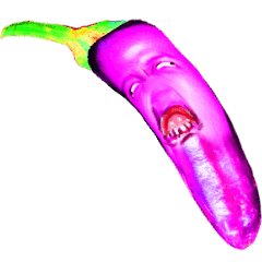 Eggplant Man:Buy eggplant take for aunt