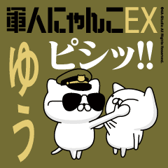 "YU"name/Movie Military cat